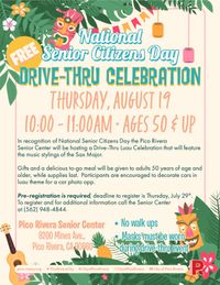 National Senior Citizens Day Drive-Thru Luau