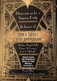 Don & Sista's 35th Anniversary Party