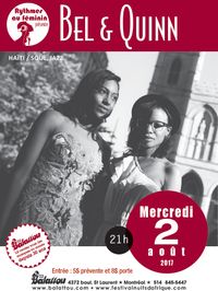 Bél & Quinn: Soirée Jazz / Soul au Club Balattou