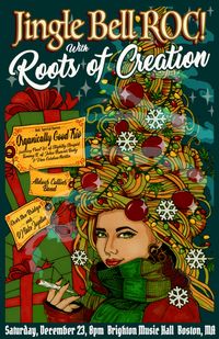 "Jingle Bell RoC!" Holiday Bash [Toys for Tots & SHS Food Drive] @ Brighton Music Hall w/ Roots of Creation, Organically Good Trio, Aldous Collins Band, Over The Bridge, + Bake Joynton