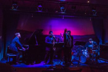 The Adrian Ruiz Quintet at Jazz, TX (January 3, 2017)  Photo courtesy: David Alan Kjoller
