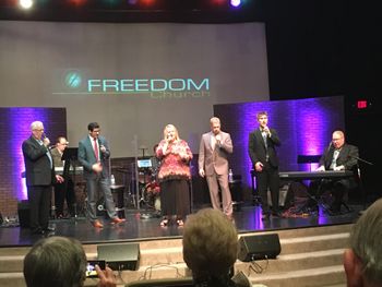 WMB and the Redemptions perform at Freedom Church.
