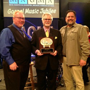 Gary with Glen Gobel and Kent Jennings.
