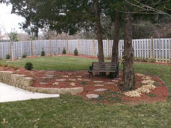 Red-Dyed Mulch
