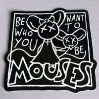 Black 'bwywtb' Jumbo Sticker
