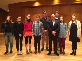With students of Peter Cooper at the University of Colorado
