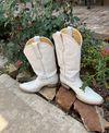 Kelli's White Cowboy Boots - Worn During Many Performances