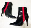 Red and Black "Stage Worn" Wild Fire Boots