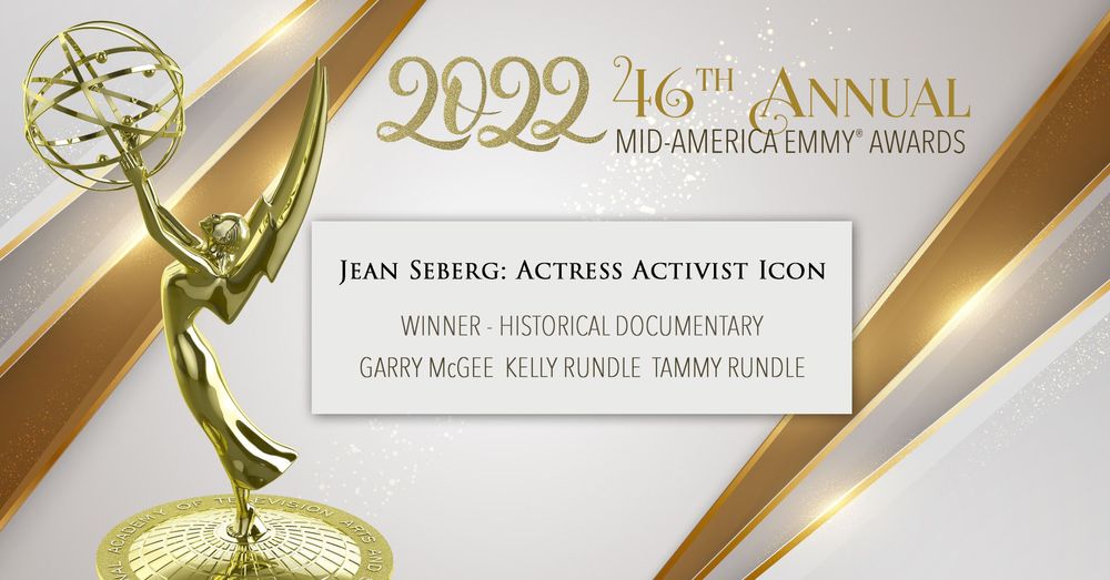 JEAN SEBERG: ACTRESS  ACTIVIST  ICON, which features AMY & ADAMS music and MARK wins an EMMY AWARD!!!