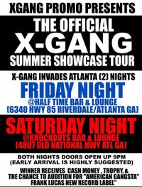 X- GANG SUMMER SHOWCASE TOUR