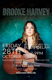 Brooke Harvey Album Launch Show Bulahdelah 