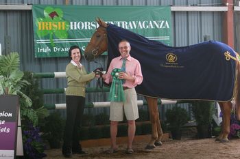 Irish Extravaganza 2008. TBS Flynn - Grand Champion Irish Sport Horse.
