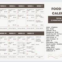 3 Month Calendar To 3 Months Prepared on a Budget