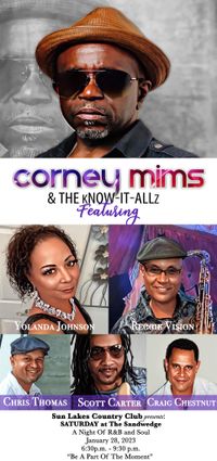 SUN LAKES COUNTRY CLUB - MOTOWN MADNESS - CORNEY MIMMS & THE KNOW IT ALL'Z
