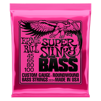 Ernie Ball 2834 Super Slinky Round Wound Electric Bass Strings (45-100)