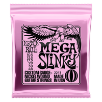 Ernie Ball 2213 Mega Slinky Electric Guitar Strings (10.5-48)