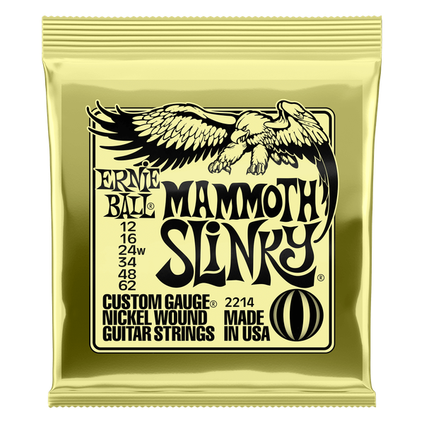 Ernie Ball 2214 Mammoth Slinky Electric Guitar Strings (12-62)