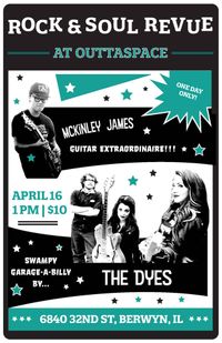 KILLER DOUBLE BILL featuring: MCKINLEY JAMES & THE DYES