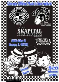 Chicago Offbeat Music - Ska Festival featuring : Tone Zone Skam/ Barrio Rudo/ Skapital Corruption
