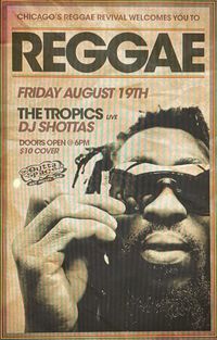 Tropics Reggae Band w/ DJ Shottas