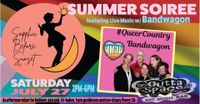 SAPPHIC BEFORE SUNSET SUMMER SOIREE featuring live music w/ BANDWAGON (Queer Country)