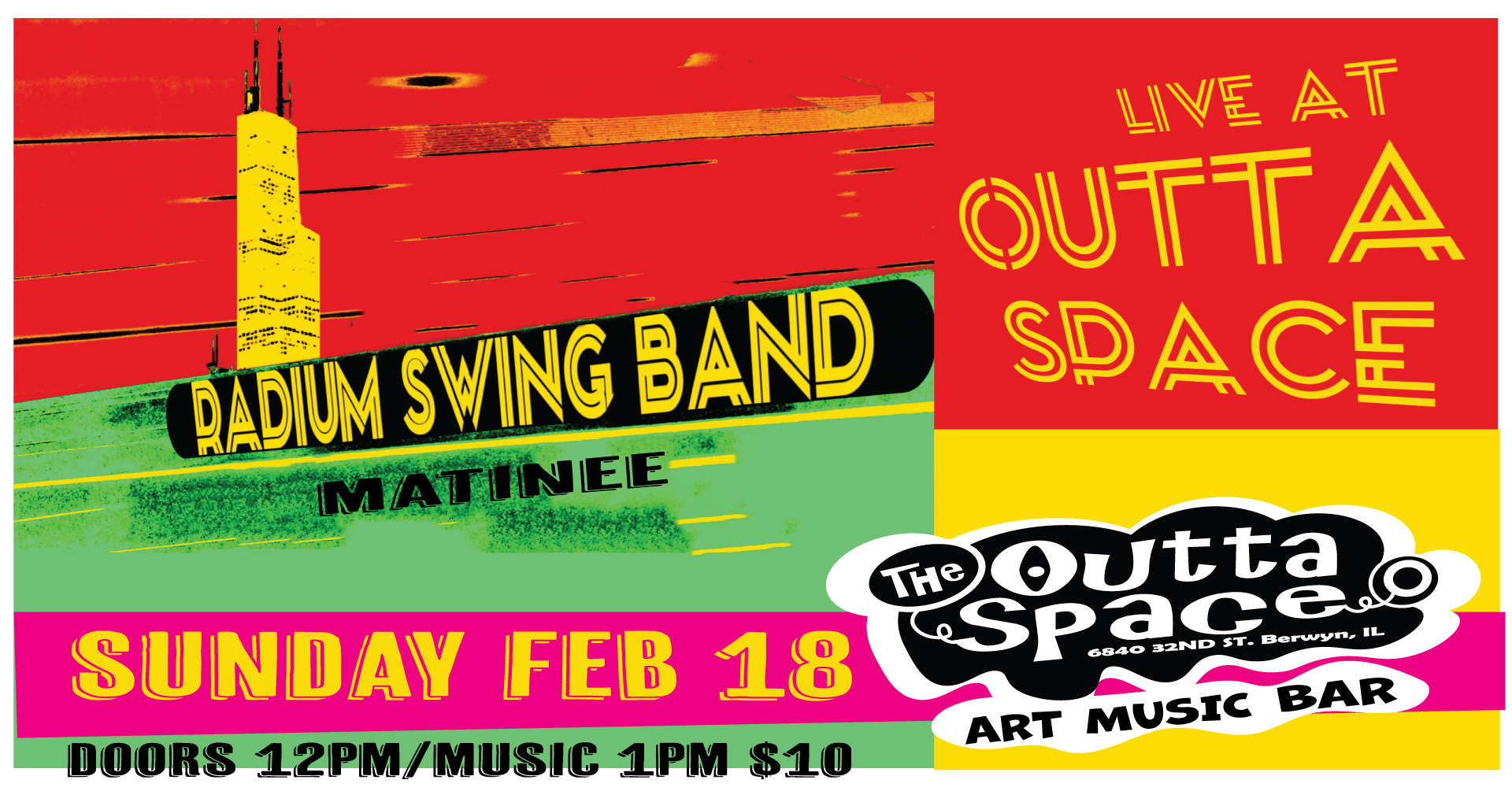 Radium Swing Band Sunday Matinee (hot Gypsy Jazz) @ The Outta Space 