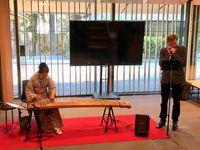 Guest with koto player Masumi Timson