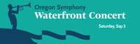 Joe Powers (hrm.) and Courtney Von Drehele (accordion) live at Oregon Symphony Waterfront Concert