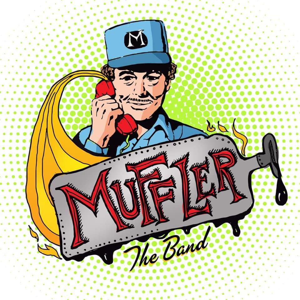 Muffler create an unfiltered, energetic live musical experience.  They cover bands they grew up listening to including Beastie Boys, Cake, Pennywise, The Clash, Dramarama, Grateful Dead, Marshall Tucker Band, Sublime, Rage Against The Machine, Rolling Stones, Tom Petty, Weezer, and plenty more.  It is not uncommon for concert goers to become participants: whether grooving on the dance floor or shaking the ever-present tambourine or even joining them on stage!  Above all, they pay homage to the greats in a fun & inclusive experience that keeps their ever-growing fan base coming back for more.
