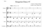 Brahms Hungarian Dance #5 Bass Quintet Arrangement