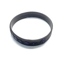 Rosary Wristband - Black & Blue