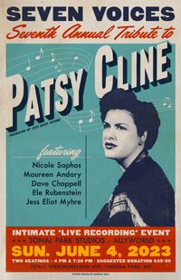 7:30PM seating: Patsy Cline: Live Recording Session 