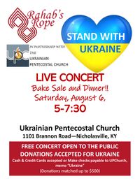 Stand With Ukraine - Fundraiser in partnership with the Ukrainian Pentecostal Church