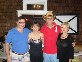 Greg Haynes(Heeey Baby Days of Beach Music) Rhonda, Mike Stewart, and Nora Haynes at Rose Hill Estates
