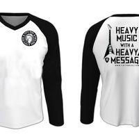 Faith Head - Heavy Music with a Heavy Message 3/4 Raglan T-Shirt
