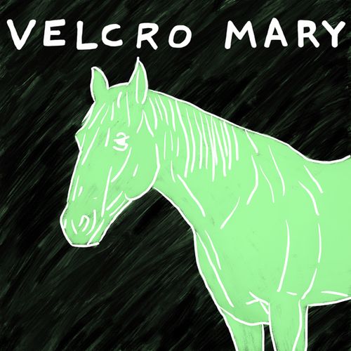 Velcro Mary Pale Green Horse