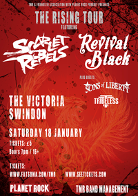 Sons of Liberty join the Rising Tour with Scarlet Rebels and Revival Black