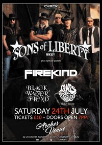 Sons of Liberty at The Arches plus Firekind and the Gasoline Supremes