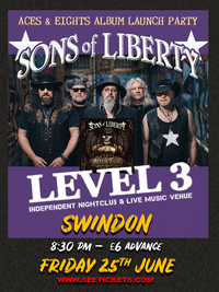 Sons of Liberty Aces & Eights Album Launch Party Show at Level III
