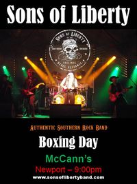 Sons of Liberty - Boxing Day at McCann's