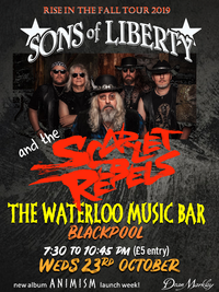 Sons of Liberty and Scarlet Rebels at The Waterloo Music Bar