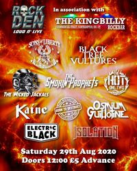 ***POSTPONED*** Sons of Liberty headline The Rock Den all-dayer at The King Billy