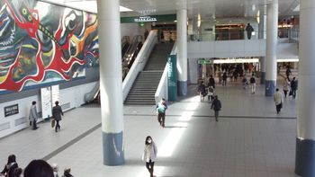 Shibuyah Station. It seemed like the center of everything, and became a byword to us like AWESOME, SHIBUYAH!
