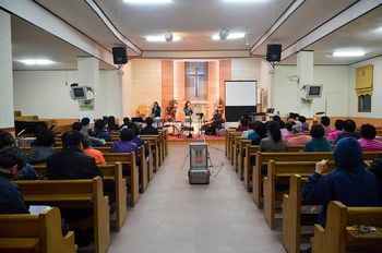 A Church in a fishing village south of Seoul
