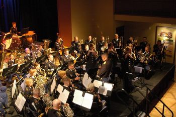 101st Army Concert Band at the Brighton Armory.
