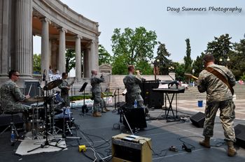 101st Army Rock Band at the Denver People's Fair.
