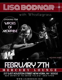 Lisa Bodnar with Whistlegrass opening for Vapors of Morphine