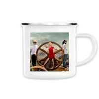 Village Collage Enamel Mug