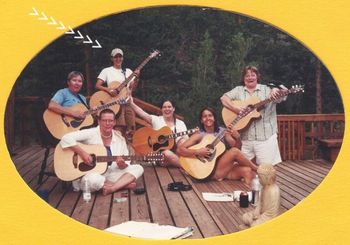 2001 Hanging out with Indie Artist Laurie Dameron and friends. Boulder, Colorado
