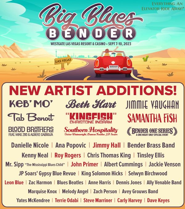 Big Blues Bender @ Westgate Las Vegas Resort and Casino - Sep 7, 2023